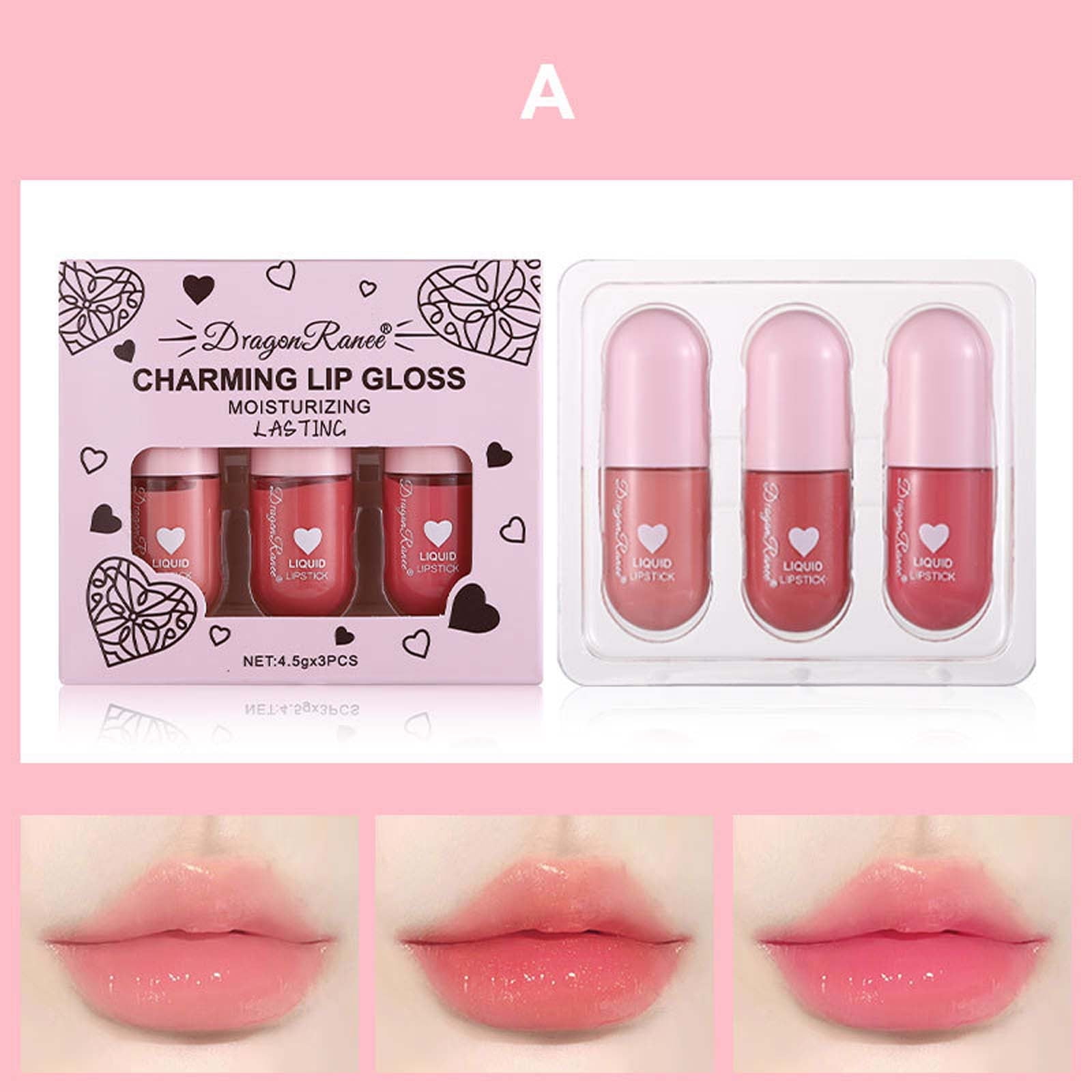 TUTUnaumb Lip Glaze Mirror Water Glossy Lip Glaze Lip Gloss Lip