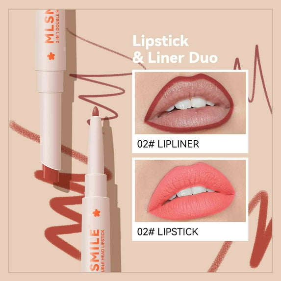 TUTUnaumb Matte Lip Liner Lipstick Crayon Set, Retractable Gel Lip Liner Pencil Smudge-Proof Long Lasting Creamy Lip Liner Waterproof Lip Liner Intense Color Velvet Smooth Matte Lip Liner-B