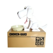 TUTUnaumb New Hot Sale Little Dog-Puggy Bank Automated Dog Steal Coin Bank-Piggy Bank Saving Box Home Storage-As Shown