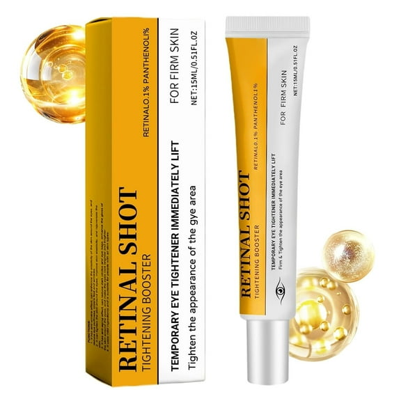 TUTUnaumb Retinal Shot Tightening Booster, Advanced Eye Repair Cream, Retinol Skin Booster Serum, Reduces The Look of Under eye Bags, Dark Circles & Puffiness, Anti-Aging Fine Lines