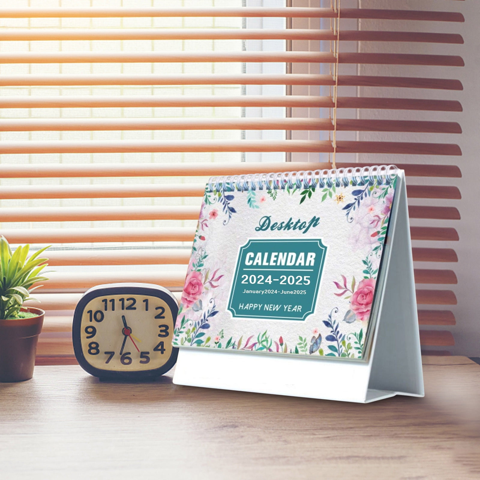 TUTUnaumb Standing Flip Desktop Calendar 20242025, 18 Months January 2025 Calendar With Holidays Marked Key