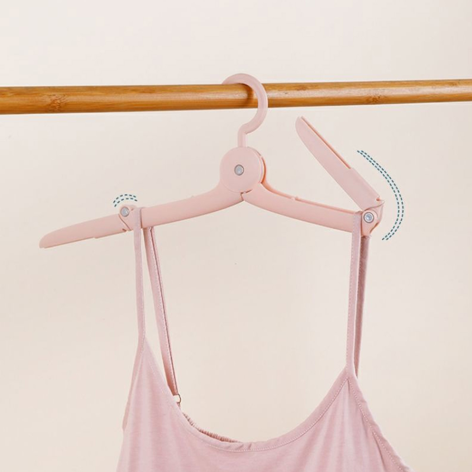 TUTUnaumb Travel Folding Hangers Collapsible Folding Garment Racks Portable Folding Clothes