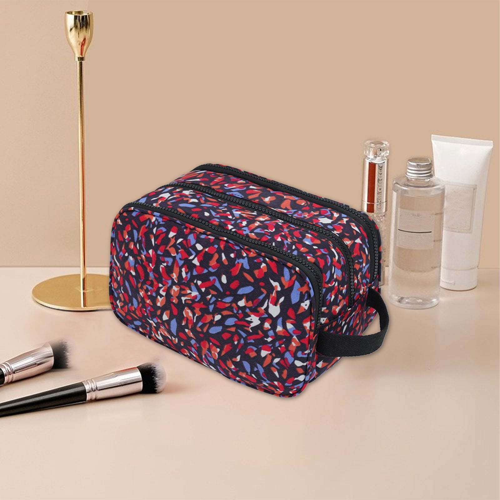 TUTUnaumb Travel Toiletry Bag For Women & Men Water Proof Shaving Bag For Travel Foldable ...