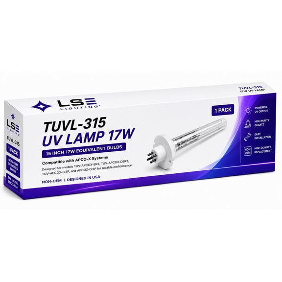 TUVL-315 17W 15" UV-C Replacement Lamp – 3-Year Lamp
