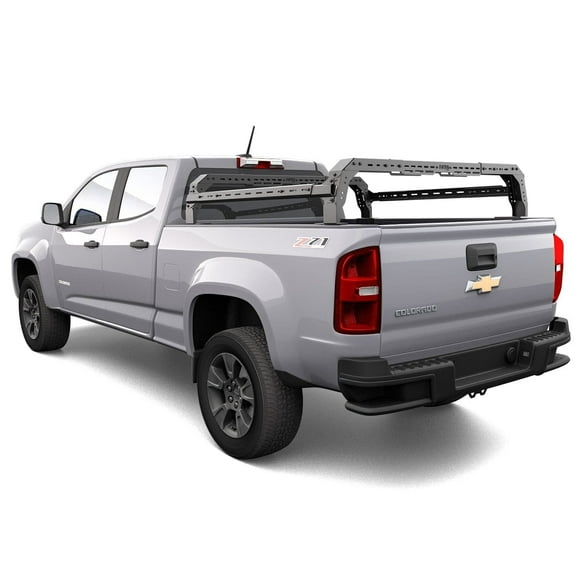 TUWA Pro Chevy Colorado 2014-2024 Shiprock Mid Height Bed Rack, 12.5" - 800LBS Load Capacity Adjustable Pickup Truck Bed Rack, Multiple Mounting Points, Compatible with Selected Tonneau Covers