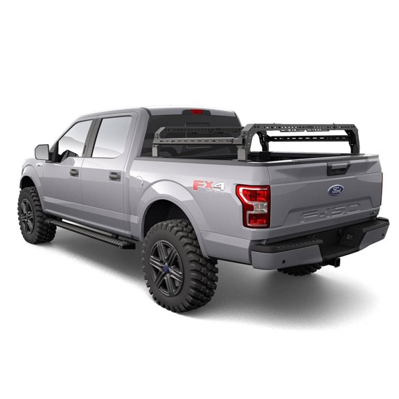 TUWA Pro Ford F-150/250 2004-2024 Shiprock Mid Height Bed Rack, 12.5" - 800LBS Load Capacity Adjustable Pickup Truck Bed Rack, Multiple Mounting Points, Compatible with Selected Tonneau Covers