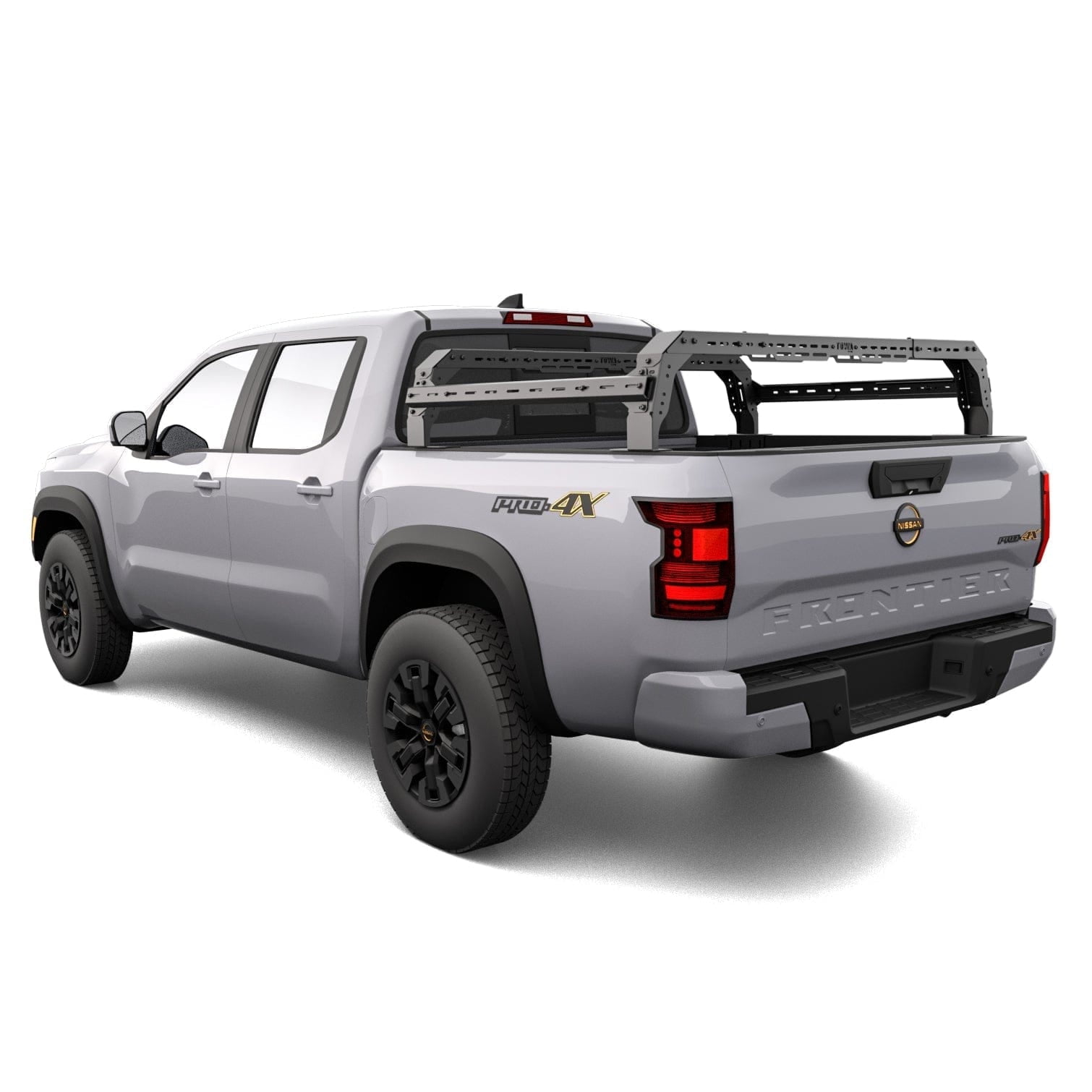 TUWA Pro Nissan Frontier 2005-2024 Shiprock Mid Height Bed Rack, 12.5 ...