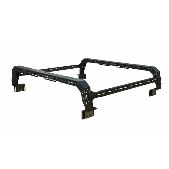 TUWA Pro Nissan Titan 2004-2024 Shiprock Mid Height Bed Rack, 12.5" - 800LBS Load Capacity Adjustable Pickup Truck Bed Rack, Multiple Mounting Points, Compatible with Selected Tonneau Covers