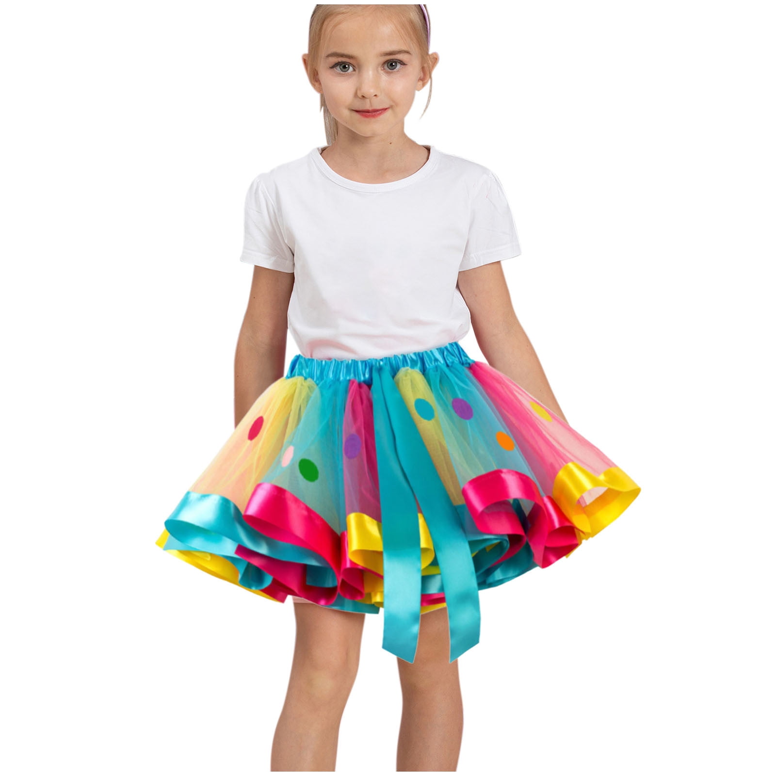 KIDS SHIRRING WAIST SKIRT 4-10 PRETTY AS A POPPY main image 1