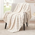 TUWABEII Cotton Blankets Queen Size, Luxury Waffle Weave Super Soft