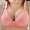 thumbnail image 1 of TUWABEII Fixed Comfortable Small Chest Gathered Lace Without Steel Ring Bralettes Push up Bras, 1 of 5