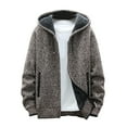thumbnail image 1 of TUWABEII Knit Cardigan for Men,Men's Jacket Classic Solid Colorted Sweater Sweater Slim Jacket, 1 of 5