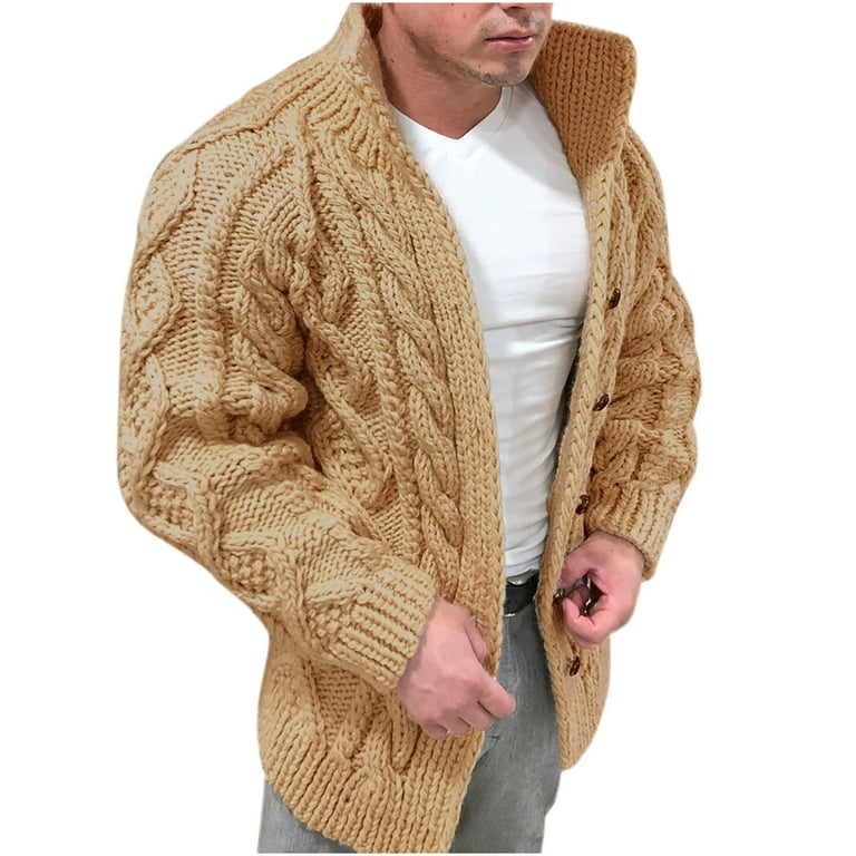 Fashion Knitting Pure Color Cardigan Sweater Fashion Knitting Pure Color Cardigan Sweater