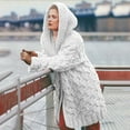 thumbnail image 1 of TUWABEII Plus Size Cardigan for Womens,Women Fashion Sweater Long Sleeve Casual Hoodie Knit Pocket Coat, 1 of 8