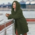 thumbnail image 1 of TUWABEII Plus Size Cardigan for Womens,Women Fashion Sweater Long Sleeve Casual Hoodie Knit Pocket Coat, 1 of 8