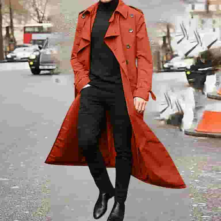 【翌日発送可能】 TUWABEII Trendy Long Fashion Winter Men,Men's for Tops Clothing