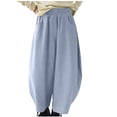 thumbnail image 1 of TUWABEII Wide Leg Pants for Women,Fashion Versatile Women's Solid Color Radish Pant Harlan Pant Long Pant, 1 of 6
