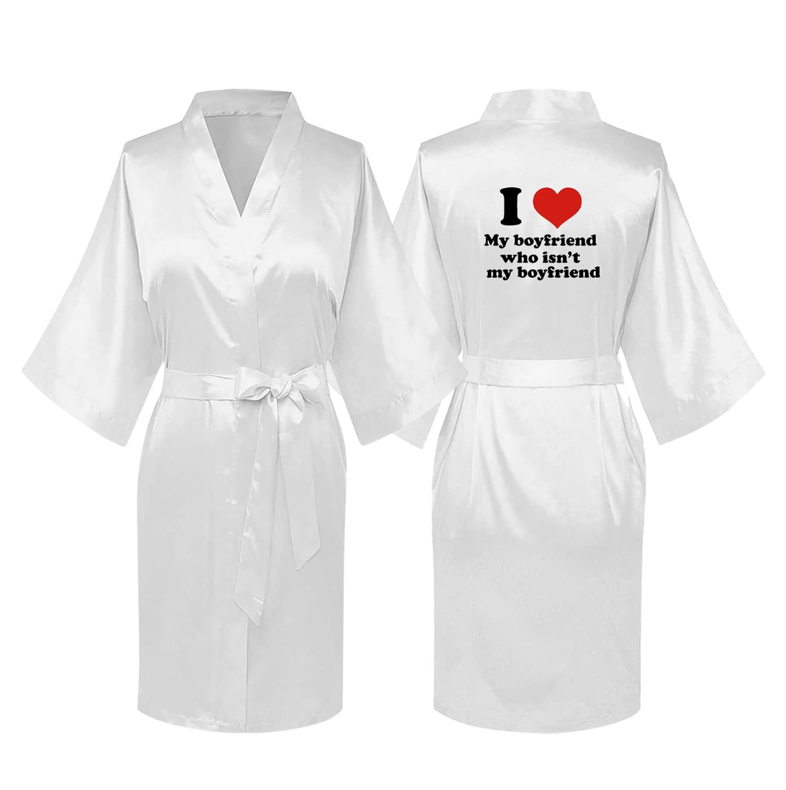 TUWABEII Women Silk Pajamas Bride Bridesmaid y Satin Solid and Back