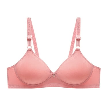 TUWABEII Women's Lace Bra Soft Oversized Bra, Thin Without Steel Ring, Breasted , Traditional Embroidered Bra