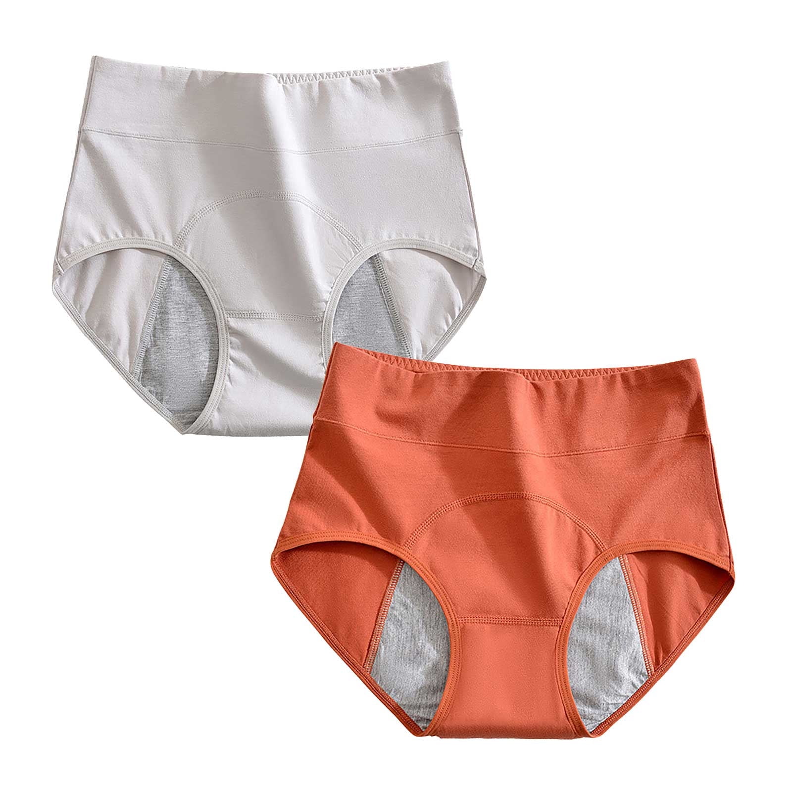 TUWABEII Women's Underwear High Absorbency Period Cotton Underwear Heavy Flow Leakproof Panties