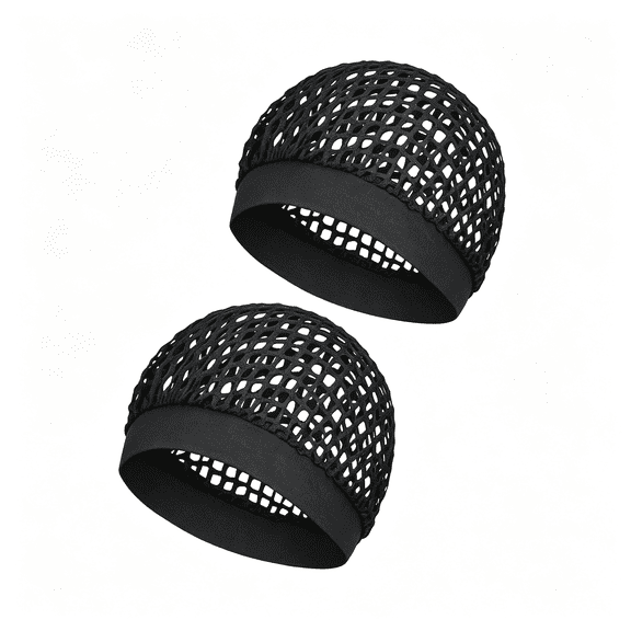 TUWAFE 2 Pack Hair Nets for Sleeping Women Black, Stretchy Elastic No Marks &Amp; Secure Hair Net for Silk Press, Comfortable Hair Nets, Breathable Hair Wrap Net for Hair Protection