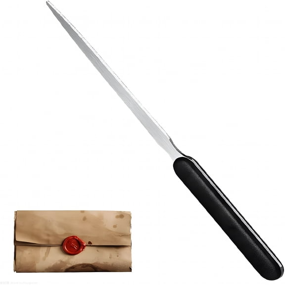 TUWAFE 2026 New 1 Pcs Office Letter Opener Handle Letter Opener Stainless Steel Knife Split File Envelopes for Opening Envelopes Cutting Paper for Office,Home,School,Mailroom