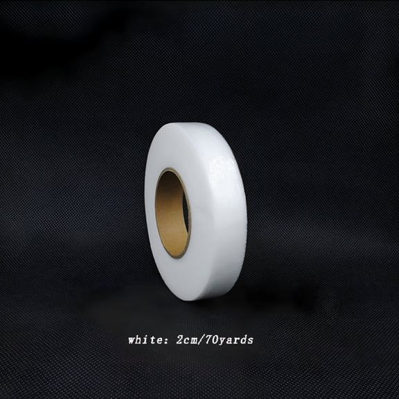 TUWAFE 2026 New 1 Roll Double-Sided Sticky Fabric Tape,No Sewing Required,Gluing,Or Ironing Stitch Adhesive Cloth Tape,2Cm X 70 Yd