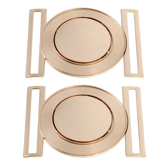 TUWAFE 2026 New 2Pcs Zinc Alloy Belt Buckles Interlock Buckles Cloth Decorative Buckles, for Belts, Bags, Accessories, Diy Projects, Costume Design, Craft Embellishments