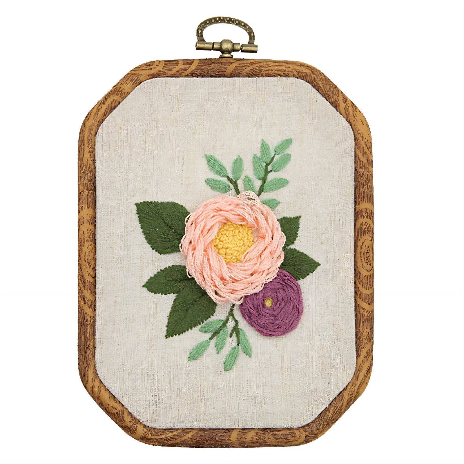 TUWAFE 2026 New 4Pcs Embroidery Kit,Creative Gift Ideas Cross Stitch Kits for Adults,Perfect for Decorations Punch Needle Kit,Color Mixing3