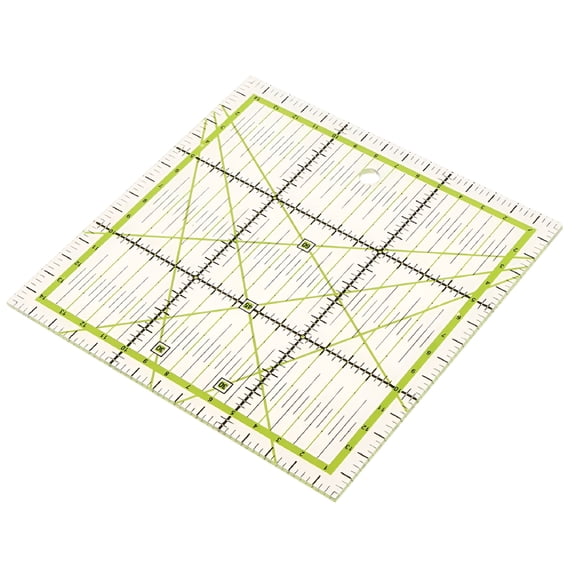 TUWAFE 2026 New 5.9 X 5.9 Inch Square Quilting Template Sewing Ruler Double-Colored Grid Lines for Quilting, Patchwork, Fabric Cutting, Sewing Projects, Precision Measurements.
