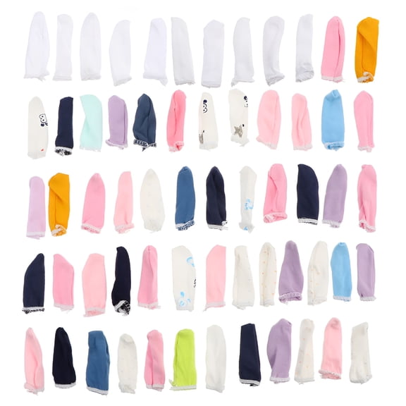 TUWAFE 2026 New 60Pcs Finger Cots Protective Cotton Finger Gloves Finger Tube Protector for Medical Use, Work, Cleaning, Protection, Wound Care.