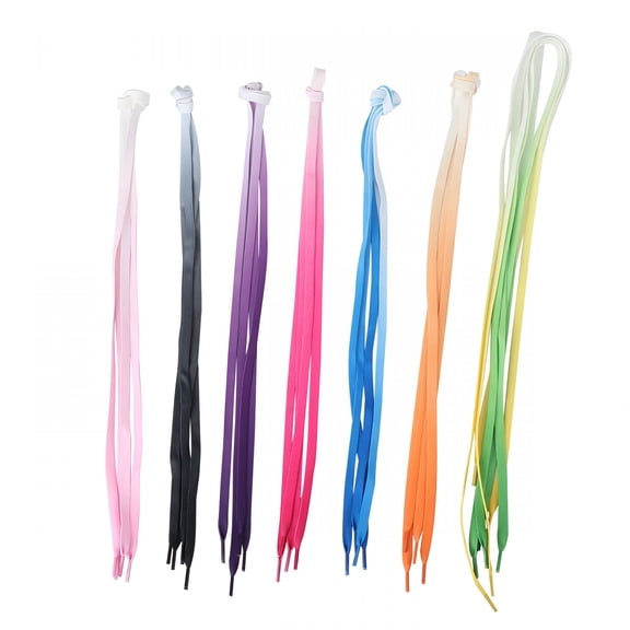 TUWAFE 2026 New 8 Pairs Tie Kids Shoe Laces Shoelaces Accessories for Girls for Sneakers,Flats,School Child