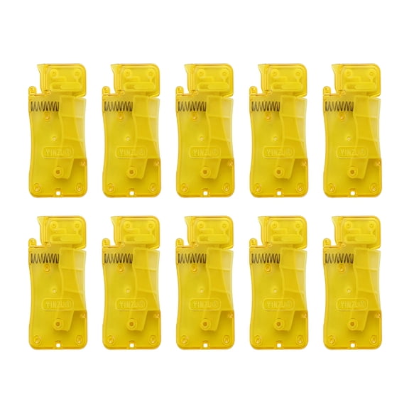 TUWAFE 2026 New Auto Needle Threader for Hand Sewing,New Simple Needle Threader,Easy to Use Needle Threaders Tool,Self-Thread Guide Sewing Accessories for Hand Stitching,10Pcs(Yellow)