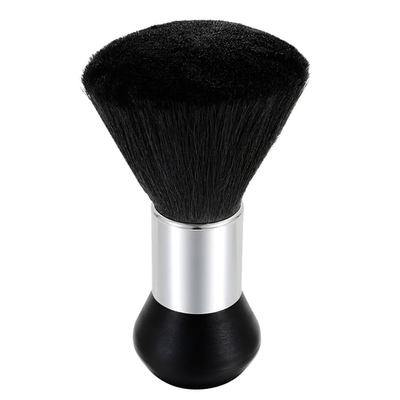 TUWAFE 2026 New Barber Brush Neck Duster, Powder Duster Brush for Hair Cutting, Black & Brown Barber Neck Brush, Salon Cleaning Brush, Hair Care Tool for Salon, Barber Shop, Home, Spa