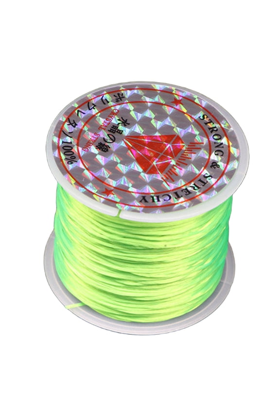 2026 New Bracelet String Eco-Friendly Stretchy Bracelet String Comfortable to Wear Elastic String for Diy Jewelry Friendship Bracelets Fluorescent Yellow