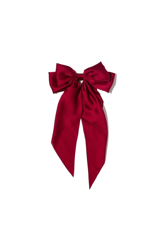 2026 New Butterfly Hair Clips Trending Clips Cute Accessories Oversized Bow Eye-Catcher Hair Styling Clips 1Wine Red
