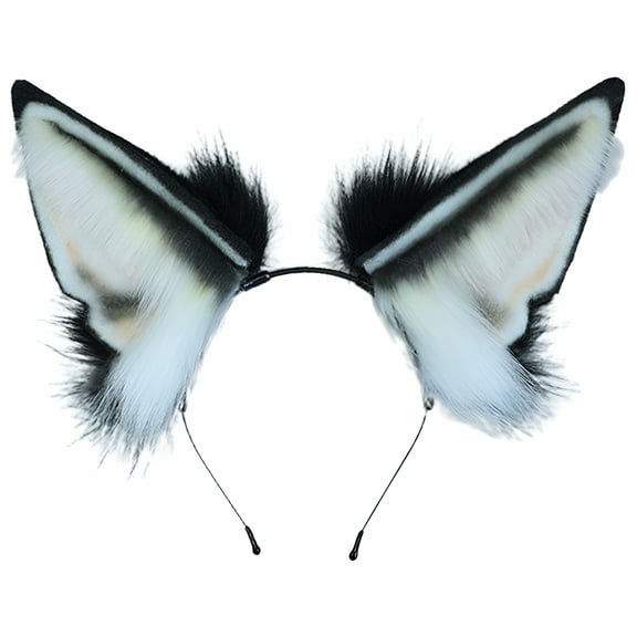 TUWAFE 2026 New Fox Wolf Cat Dog Ears Headband Hairband Hair Hoop Halloween Costume Party Headwear Hair Accessories for Cosplay,Party,Halloween,Festival,Dress Up