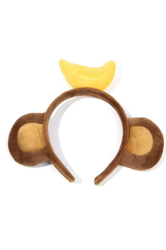 2026 New Funny Banana Headbands Cartoon Animal Monkey Hairband Party Performances Headwear Theme Costume Hair Accessories for Party, Halloween, Cosplay, Festival, Gift