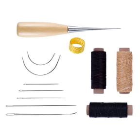 TUWAFE 2026 New Heavy Duty Hand Sewing Needles Set-10 Needles for Upholstery,Leather,Carpet Canvas Repair,Embroidery&Crewel Needles for Diy,Home,Clothing,Crafts