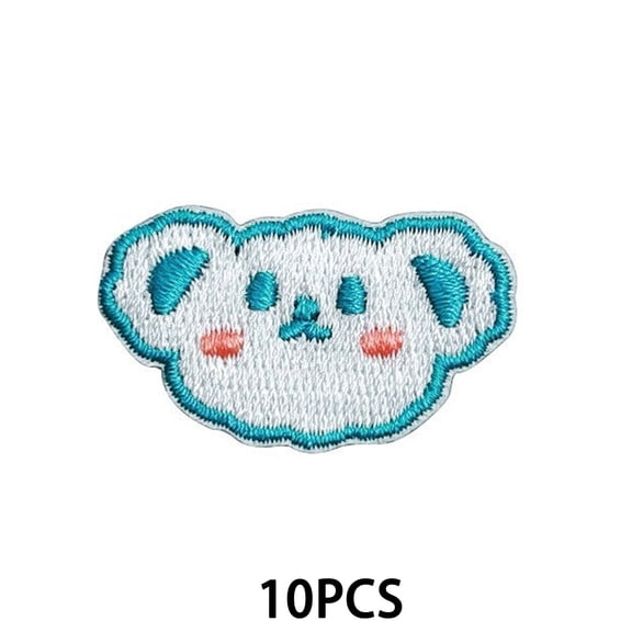 TUWAFE 2026 New Iron on Patches Easy Operation and Quick Application Patches for Clothes Cartoon Animal Embroidery Design Iron on Patches for Clothesv for Clothing Jeans Bags Diy Projects Style4