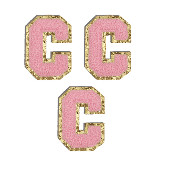 TUWAFE 2026 New Iron on Patches for Jackets Backpacks Shirts Charming Stylish Iron on Letters Personalized Custom Letter Stickers Easy and Quick Iron on Patch C