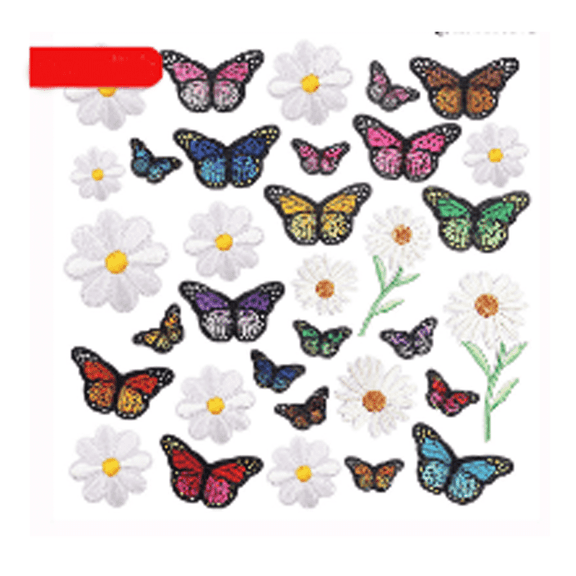 TUWAFE 2026 New Iron on Patches for Stylish Repair Iron on Letters for Custom Looks Patches for Clothes for Easy Application 33 Pcs for Personalizing Jackets Bags Hats Shoes Costumes.
