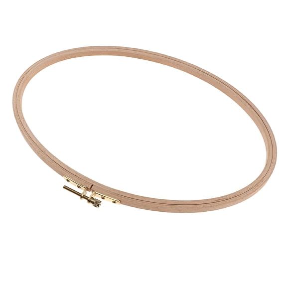 TUWAFE 2026 New Oval Shape Wooden Embroidery Cross Stitch Tapestry Hoop Frame Sewing Tools for Embroidery,Cross Stitch,Diy Crafts,Fabric Projects,Wood Rings for Embroidery Crafts Diy.-295X200Mm