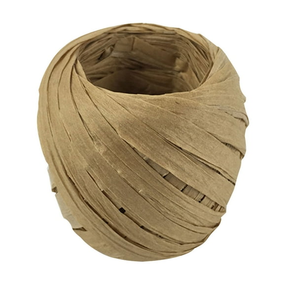 TUWAFE 2026 New Raffia String,20M Raffia Ribbon for Wrapping Packing Birthday Gift Hamper&Box for Crafts,Gift Wrapping,Diy Projects,Decorations