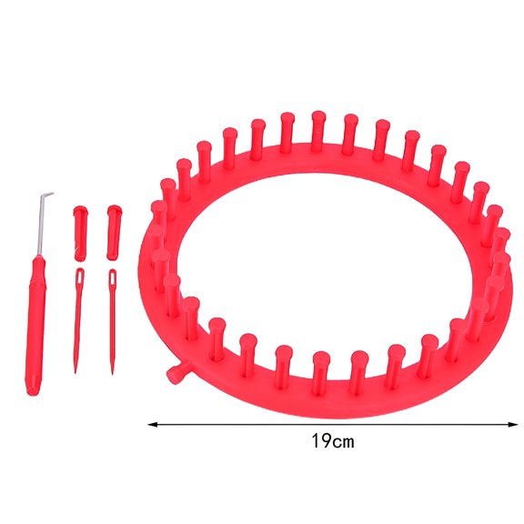 TUWAFE 2026 New Round Knitter Looms Diy Tool Kit Plastic Round Circle Creative Hat Sweater for Knitting, Hat Making, Sweater Crafting, Diy Projects, Home Decor, Beginner Knitting