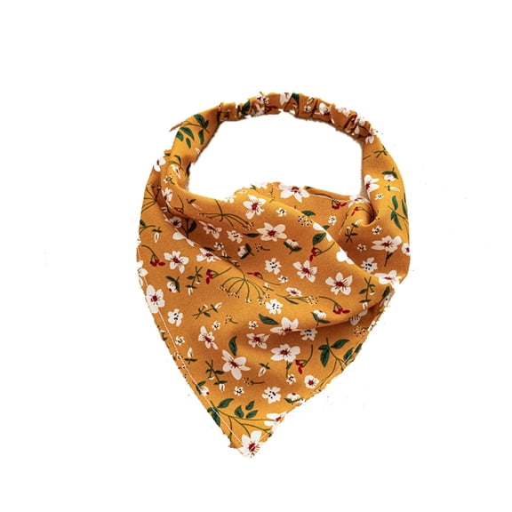 TUWAFE 2026 New Scrunchies Elastic Band Design Silk Scrunchies Floral Design Scrunchies for Women Yellow for Daily Wear Casual Outings Work Parties