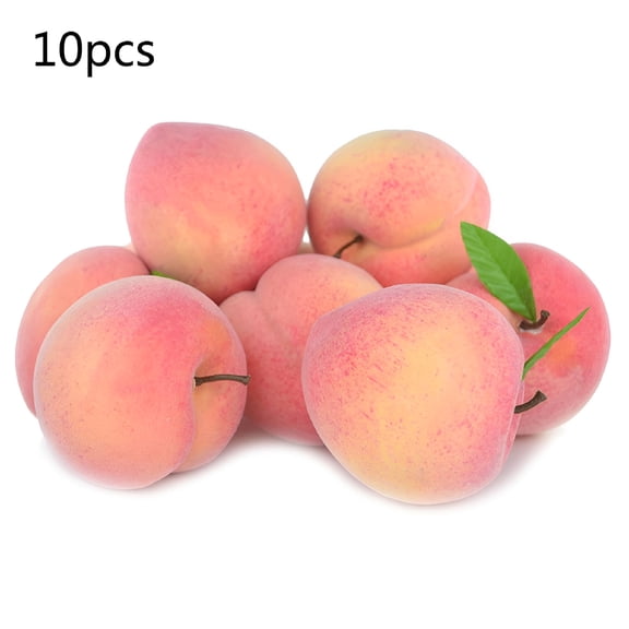 TUWAFE 2026 New Simulation Artificial Peach Fake Fruit Home House Kitchen Party Decoration for Home Decor, Kitchen, Dining Table, Party Decor, Fruit Baskets.