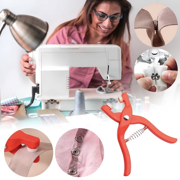 TUWAFE 2026 New Snap Button Kit,50 Sets Metal Snaps with Installation Tool,Five Claw Snap Fastener Kit for Sewing,No Sew Snap Button Tool for Clothes Bedding for Jackets,Shirts,Jeans,Bags