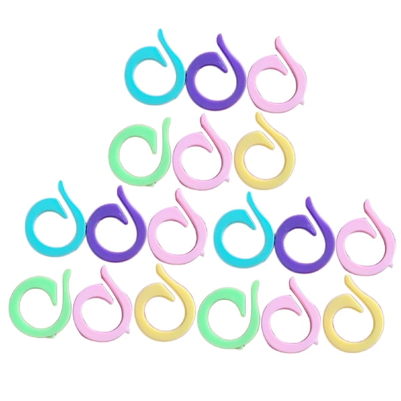 TUWAFE 2026 New Stitch Knitting Marker Markers Locking Crochet Ring Rings Maker Holder Knit Needle Craft Counters Assorted Accessory for Knitting,Crochet,Weaving,Diy Projects