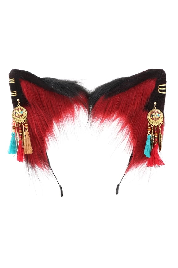 2026 New Sweet Headband Students Live Broadcast Hairband Cat Ears Hair Hoop for Party, Cosplay, School, Birthday, Daily Wear Colorful Red Cat Ears